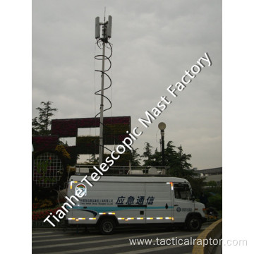 6m vehicle mounted cellular pneumatic tower